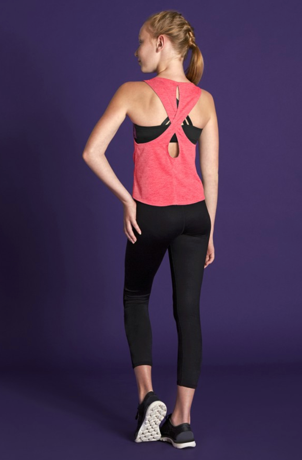 Dance Tank Top With Open Bow Back