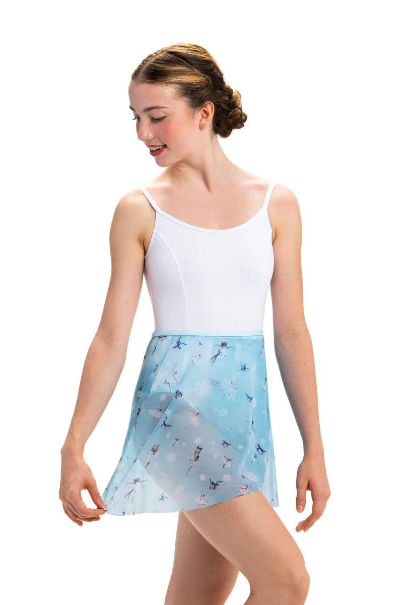 Ainsliewear Wrap Skirt in Nutcracker Mesh - 501NU