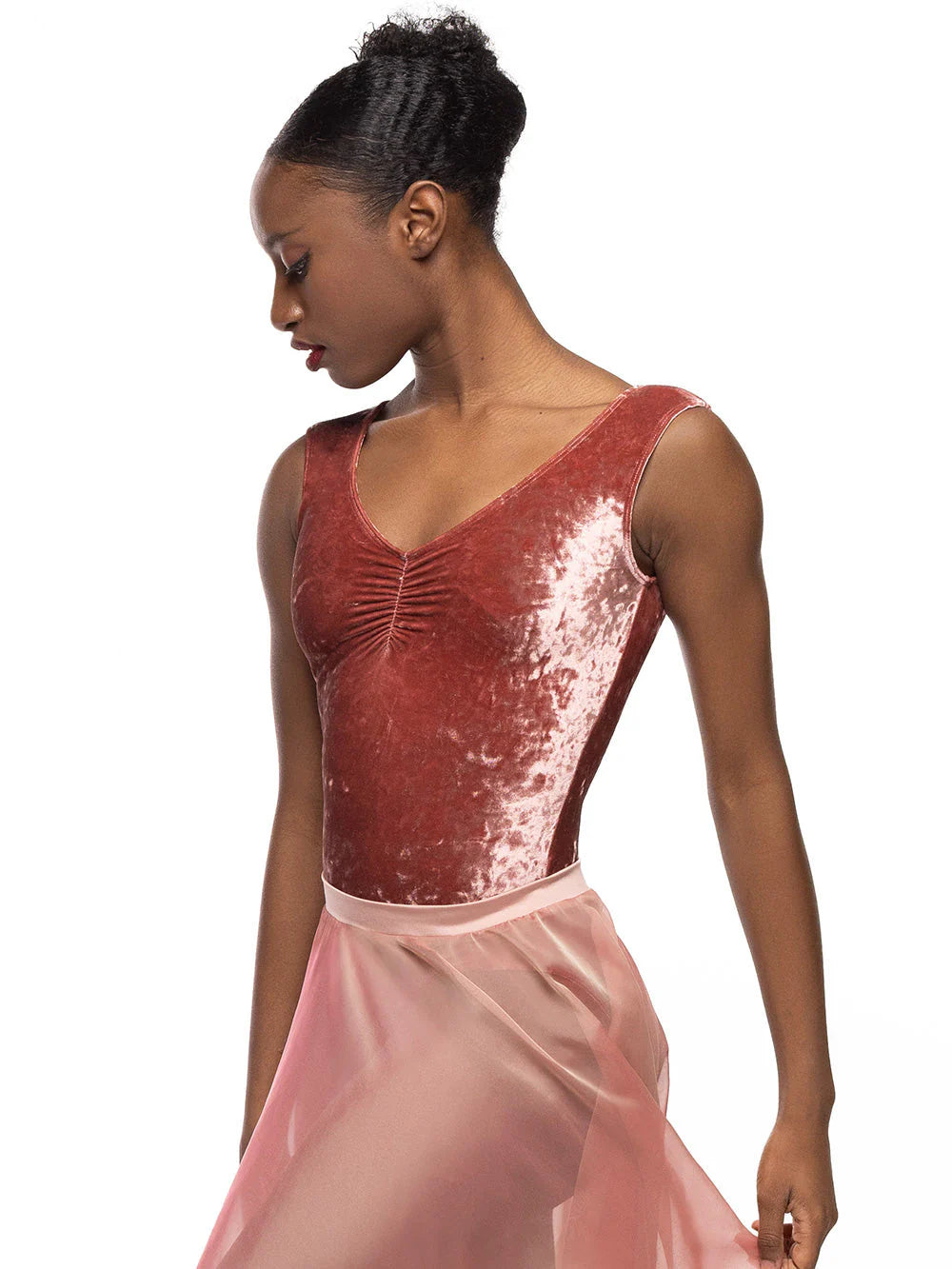 Sophia Tank Leotard in Velvet - Multiple Colorways