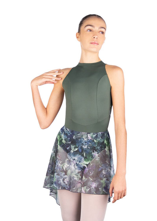 Danica High Low Pull-on Skirt - Aquarelle