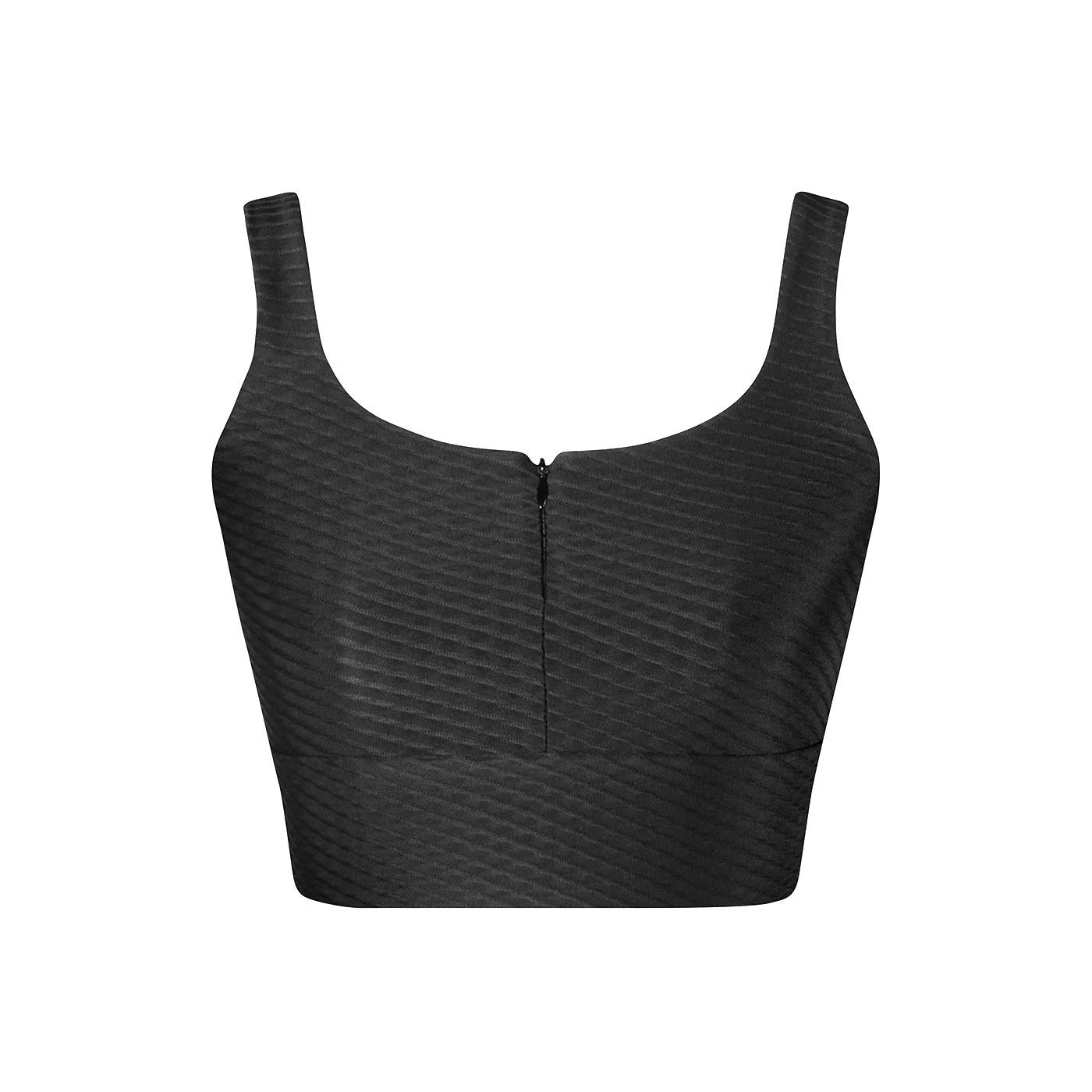 Elysia Zip Crop Top - Allegro