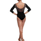 Scoop Neck 3/4 Sleeve Leotard - L5236