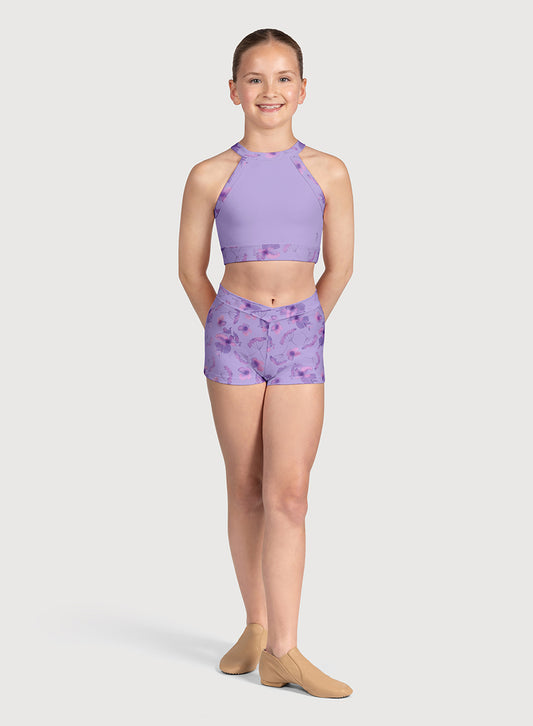 Girls V-Front Print Shorts - CR5224