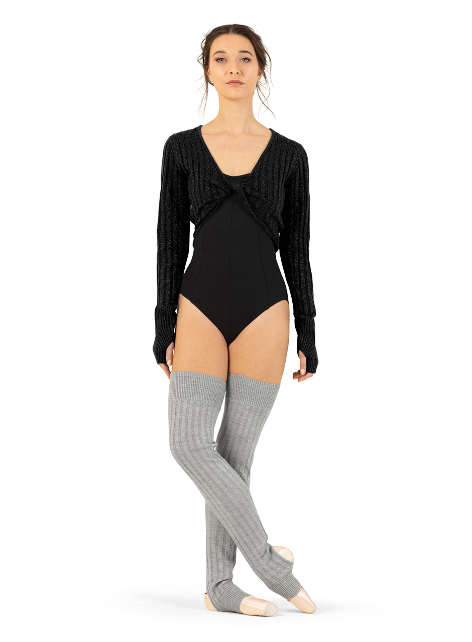 Bloch Twist Front Knit Sweater Z1289 The Station Dancewear