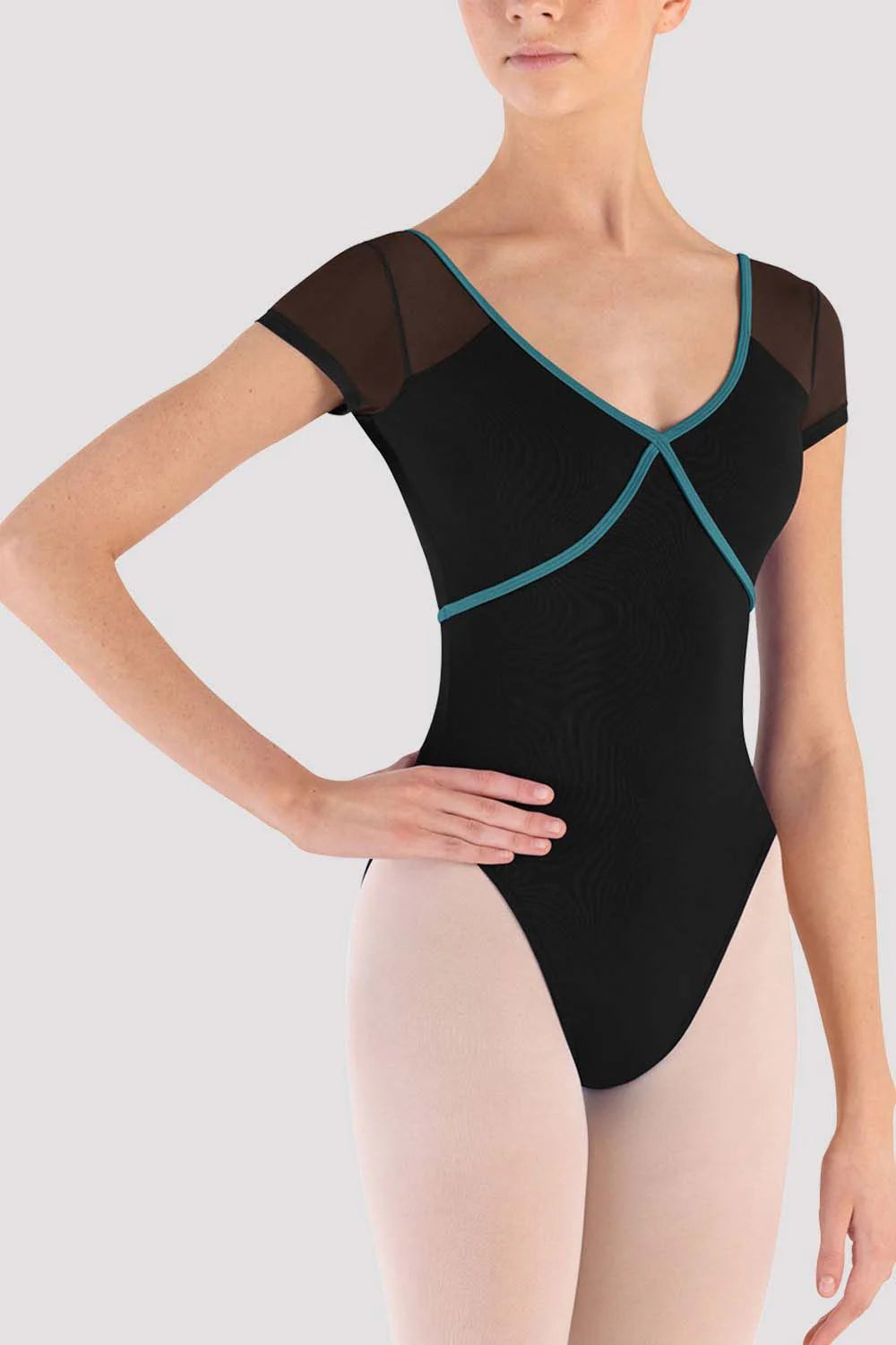 Serendipity V-Neck Cap Sleeve Leotard - LB5002