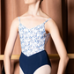 Chanelle Camisole Leotard in Bluebelle Print