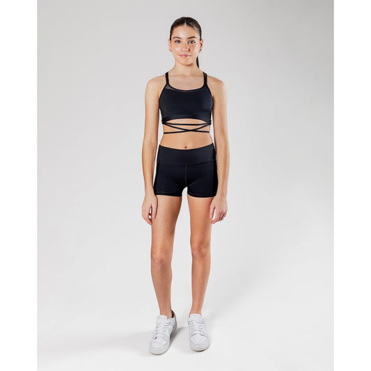 Girls Roxy Mesh Crop Top - ICC147W1