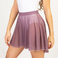 Mid-Length Mesh Pull-on Skirt - 1016A