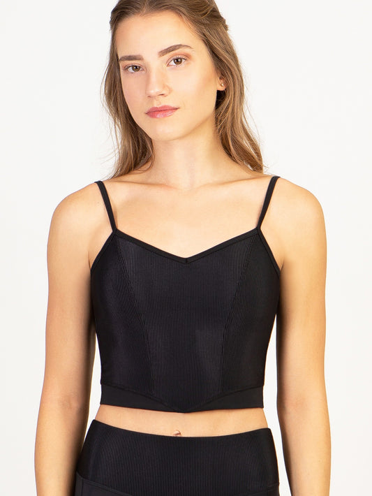 Balletcore Princess Seam Crop Top - 4013A