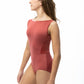 Bateau Neck Tank Leotard with Velvet Accents - 2572A