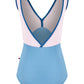 Alicia Tank Leotard - Bluebell/Rose