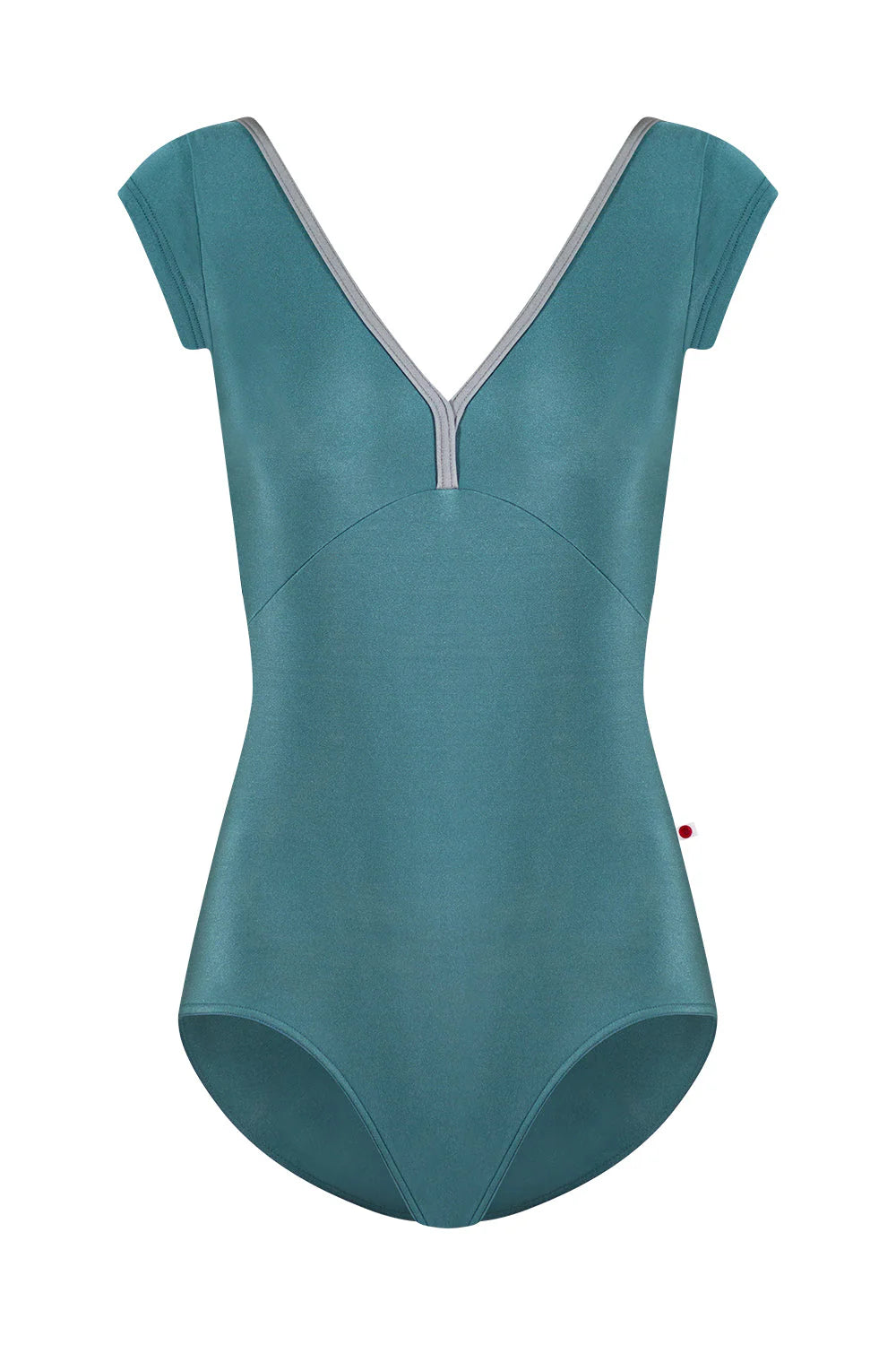 Alicia Cap Sleeve Leotard - Frost