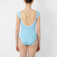 Elli Cap Sleeve Leotard - Pool