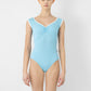 Elli Cap Sleeve Leotard - Pool