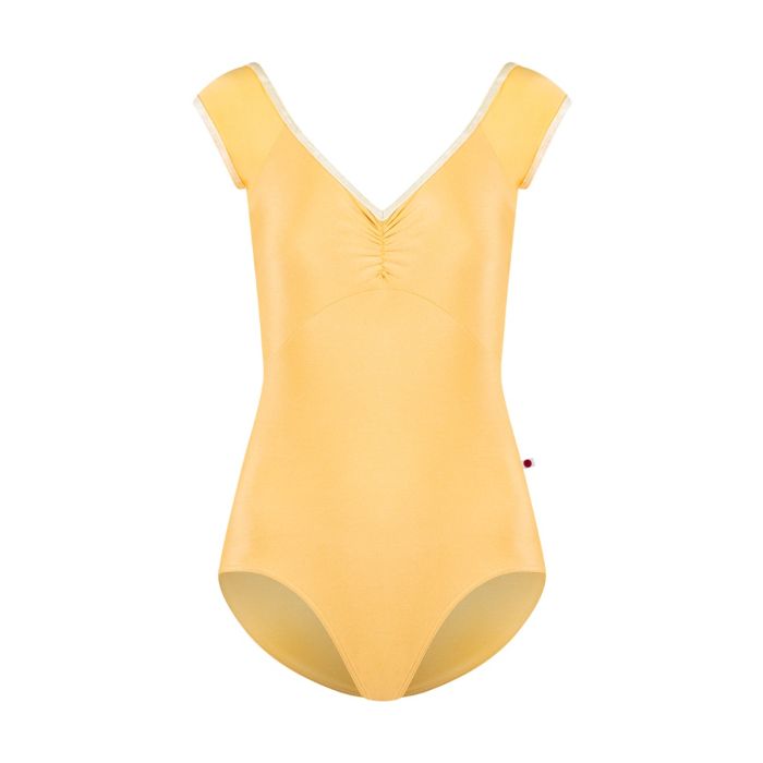 Elli Cap Sleeve Leotard - Daffodil