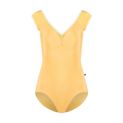 Elli Cap Sleeve Leotard - Daffodil