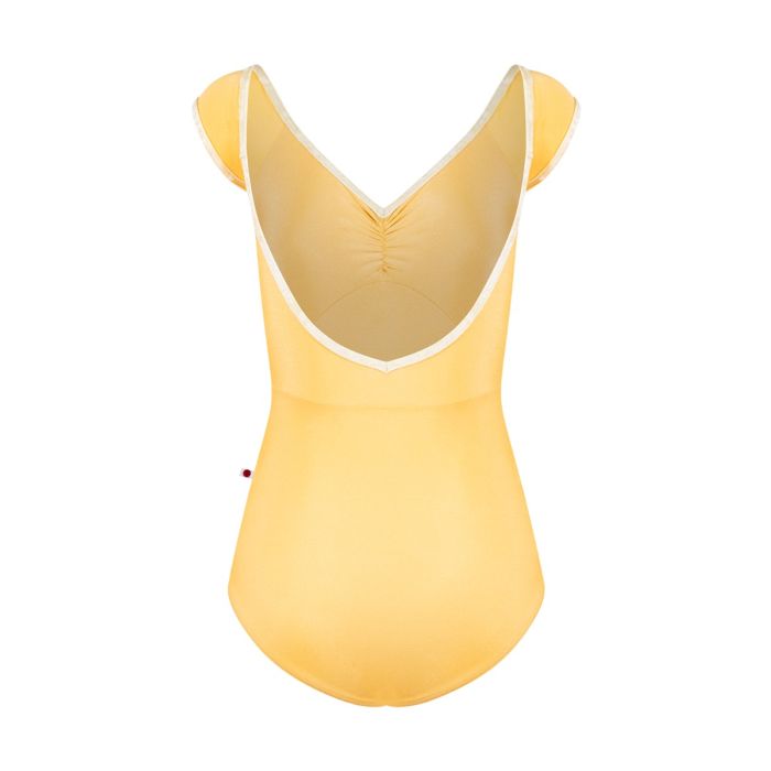 Elli Cap Sleeve Leotard - Daffodil