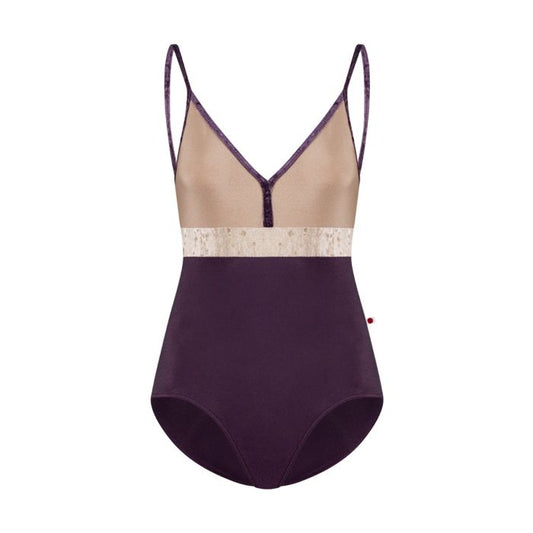 Zoe Camisole Leotard - Eggplant