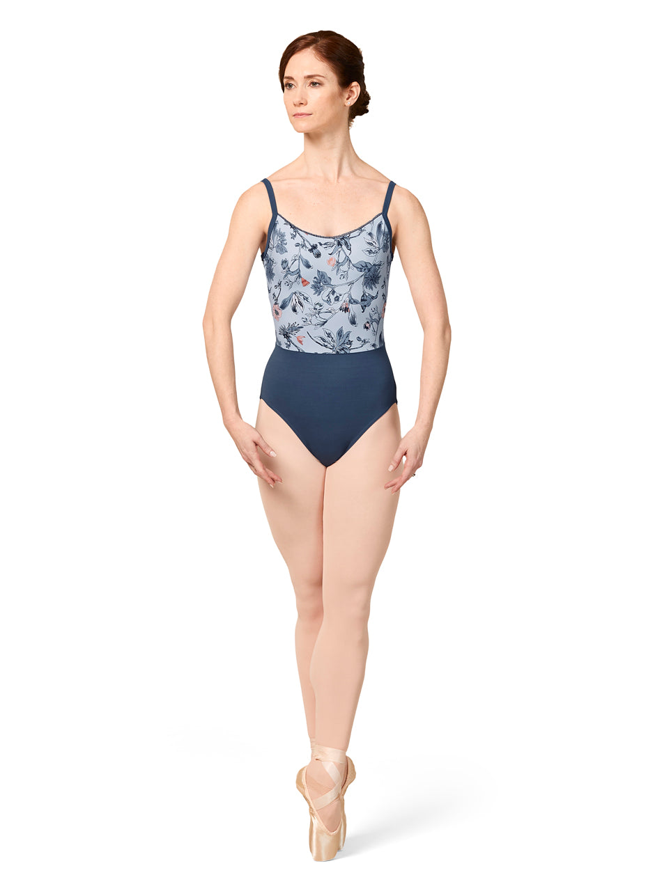 Printed Bodice Camisole Leotard - M4038LM