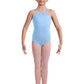 Girls Halter Leotard with Lace Detail - M1547C